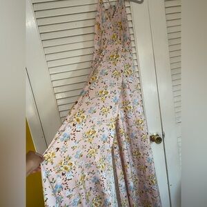 Floral Pink Jumpsuit